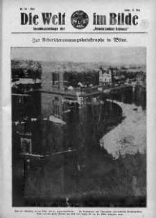 Die Welt im Bilde. Sonntagsbeilage zur "Neuen Lodzer Zeitung" 10 maj 1931 nr 19