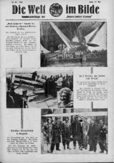 Die Welt im Bilde. Sonntagsbeilage zur "Neuen Lodzer Zeitung" 17 maj 1931 nr 20