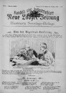 Illustrierte Sonntags Beilage: Handels und Industrieblatt. Neue Lodzer Zeitung 29 styczeń - 11 luty 1906 nr 7