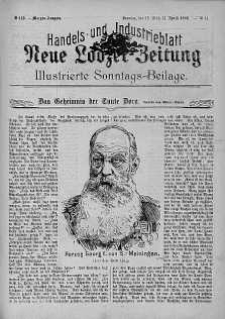Illustrierte Sonntags Beilage: Handels und Industrieblatt. Neue Lodzer Zeitung 19 marzec - 1 kwiecień 1906 nr 14