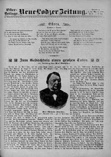 Illustrierte Sonntags Beilage: Handels und Industrieblatt. Neue Lodzer Zeitung 2 - 15 kwiecień 1906 nr 16