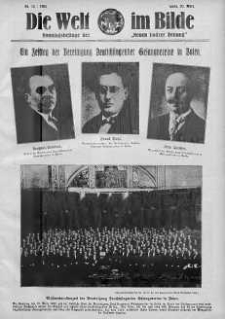 Die Welt im Bilde. Sonntagsbeilage zur "Neuen Lodzer Zeitung" 20 marzec 1932 nr 12
