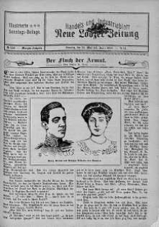 Illustrierte Sonntags Beilage: Handels und Industrieblatt. Neue Lodzer Zeitung 28 maj - 10 czerwiec 1906 nr 24