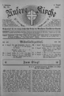 Unsere Kirche 4 sierpień 1912 nr 31