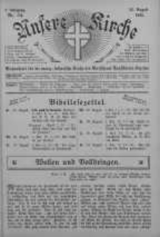 Unsere Kirche 25 sierpień 1912 nr 34