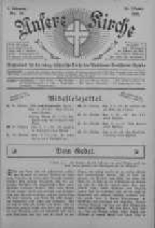 Unsere Kirche 20 październik 1912 nr 42