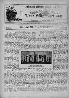 Illustrierte Sonntags Beilage: Handels und Industrieblatt. Neue Lodzer Zeitung 16 - 29 lipiec 1906 nr 31