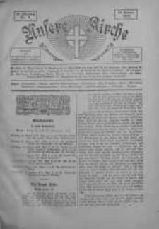 Unsere Kirche 14 styczeń 1917 nr 2