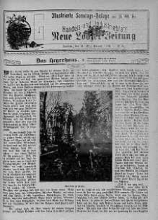 Illustrierte Sonntags Beilage: Handels und Industrieblatt. Neue Lodzer Zeitung 15 - 28 październik 1906 nr 44