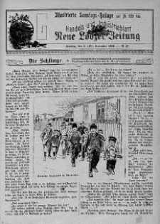 Illustrierte Sonntags Beilage: Handels und Industrieblatt. Neue Lodzer Zeitung 5 - 18 listopad 1906 nr 47