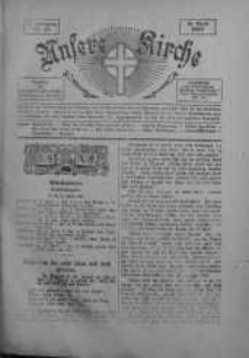 Unsere Kirche 15 kwiecień 1917 nr 15