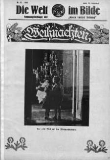 Die Welt im Bilde. Sonntagsbeilage zur "Neuen Lodzer Zeitung" 25 grudzień 1932 nr 52