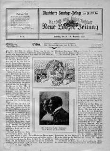 Illustrierte Sonntags Beilage: Handels und Industrieblatt. Neue Lodzer Zeitung 6 - 19 grudzień 1909 nr 51