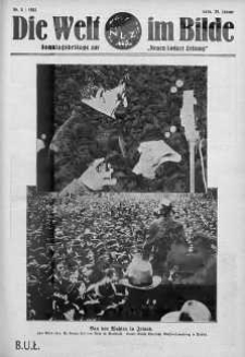 Die Welt im Bilde. Sonntagsbeilage zur "Neuen Lodzer Zeitung" 29 styczeń 1933 nr 5