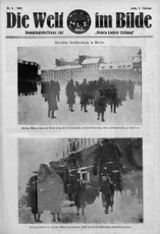 Die Welt im Bilde. Sonntagsbeilage zur "Neuen Lodzer Zeitung" 5 luty 1933 nr 6