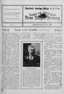 Illustrierte Sonntags Beilage: Handels und Industrieblatt. Neue Lodzer Zeitung 30 - 17 styczeń 1910 nr 5
