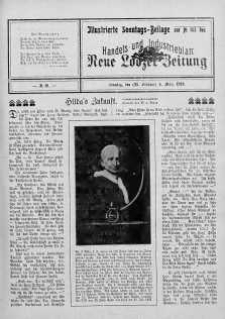 Handels und Industrieblatt. Neue Lodzer Zeitung. Illustrierte Sonntags Beilage 21 luty - 6 marzec 1910 nr 10