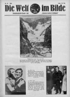 Die Welt im Bilde. Sonntagsbeilage zur "Neuen Lodzer Zeitung" 28 maj 1933 nr 22