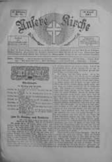 Unsere Kirche 19 sierpień 1917 nr 33
