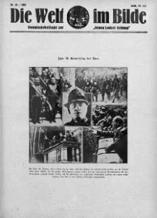 Die Welt im Bilde. Sonntagsbeilage zur "Neuen Lodzer Zeitung" 23 lipiec 1933 nr 30