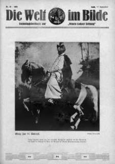 Die Welt im Bilde. Sonntagsbeilage zur "Neuen Lodzer Zeitung" 17 wrzesień 1933 nr 38