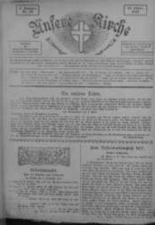 Unsere Kirche 28 październik 1917 nr 43