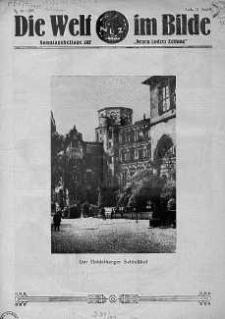 Die Welt im Bilde. Sonntagsbeilage zur "Neuen Lodzer Zeitung" 11 sierpień 1935 nr 32