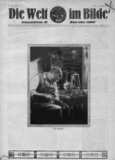 Die Welt im Bilde. Sonntagsbeilage zur "Neuen Lodzer Zeitung" 22 wrzesień 1935 nr 38
