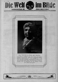 Die Welt im Bilde. Sonntagsbeilage zur "Neuen Lodzer Zeitung" 29 marzec 1936 nr 13