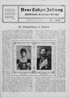 Illustrierte Sonntags Beilage. Neue Lodzer Zeitung 12 - 25 czerwiec 1911 nr 26