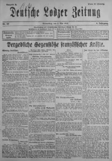 Deutsche Lodzer Zeitung 2 maj 1918 nr 121