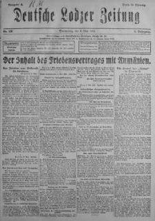 Deutsche Lodzer Zeitung 9 maj 1918 nr 128