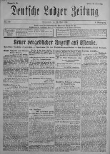 Deutsche Lodzer Zeitung 11 maj 1918 nr 130