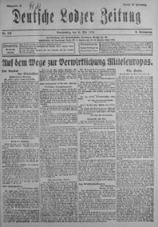 Deutsche Lodzer Zeitung 16 maj 1918 nr 135