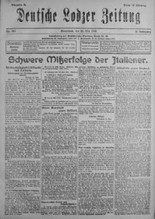 Deutsche Lodzer Zeitung 25 maj 1918 nr 143