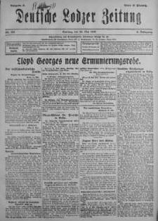 Deutsche Lodzer Zeitung 26 maj 1918 nr 144