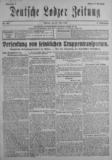 Deutsche Lodzer Zeitung 27 maj 1918 nr 145