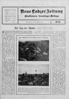 Illustrierte Sonntags Beilage. Neue Lodzer Zeitung 7 - 20 sierpień 1911 nr 34