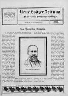 Illustrierte Sonntags Beilage. Neue Lodzer Zeitung 11 - 24 wrzesień 1911 nr 39