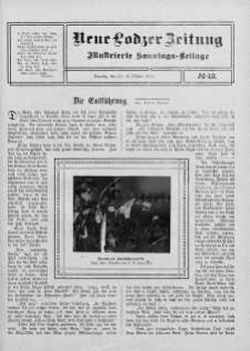 Illustrierte Sonntags Beilage. Neue Lodzer Zeitung 2 - 15 październik 1911 nr 42