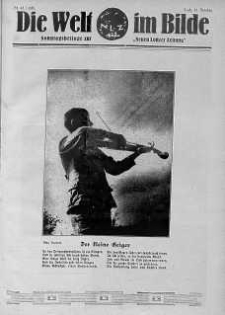 Die Welt im Bilde. Sonntagsbeilage zur "Neuen Lodzer Zeitung" 18 październik 1936 nr 42