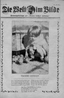 Die Welt im Bilde. Sonntagsbeilage zur "Neuen Lodzer Zeitung" 28 marzec 1937 nr 13