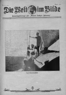Die Welt im Bilde. Sonntagsbeilage zur "Neuen Lodzer Zeitung" 6 czerwiec 1937 nr 23