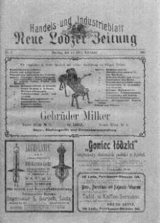 Illustrierte Sonntags Beilage... Dod.: ogłoszenia do 1902 nr 1