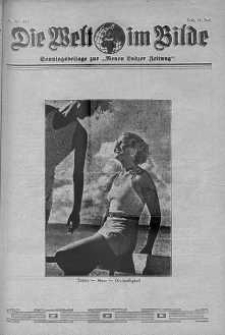 Die Welt im Bilde. Sonntagsbeilage zur "Neuen Lodzer Zeitung" 16 czerwiec 1937 nr 24