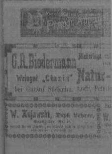 Illustrierte Sonntags Beilage... Dod.: ogłoszenia do 1903 nr 14