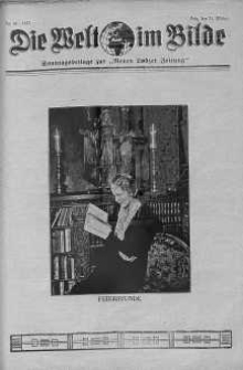Die Welt im Bilde. Sonntagsbeilage zur "Neuen Lodzer Zeitung" 31 październik 1937 nr 44