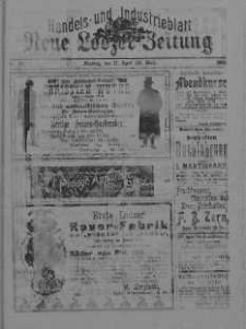 Illustrierte Sonntags Beilage... Dod.: ogłoszenia do 1903 nr 19