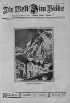 Die Welt im Bilde. Sonntagsbeilage zur "Neuen Lodzer Zeitung" 12 grudzień 1937 nr 50
