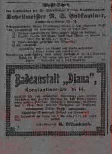 Illustrierte Sonntags Beilage... Dod.: ogłoszenia do 1905/1906 nr 2
